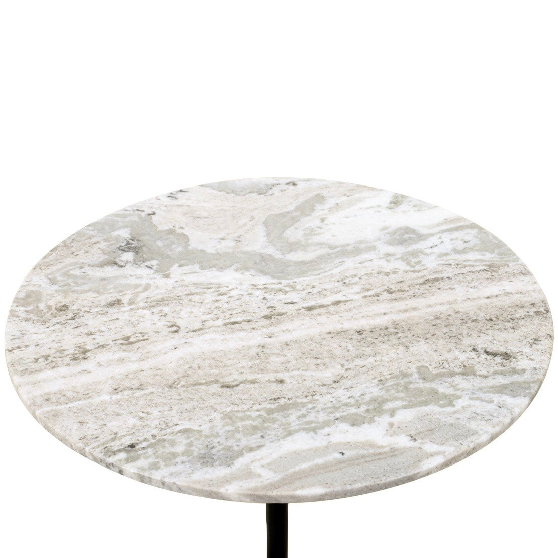 Sperre 18" Round Accent Table with Capri Beige Marble