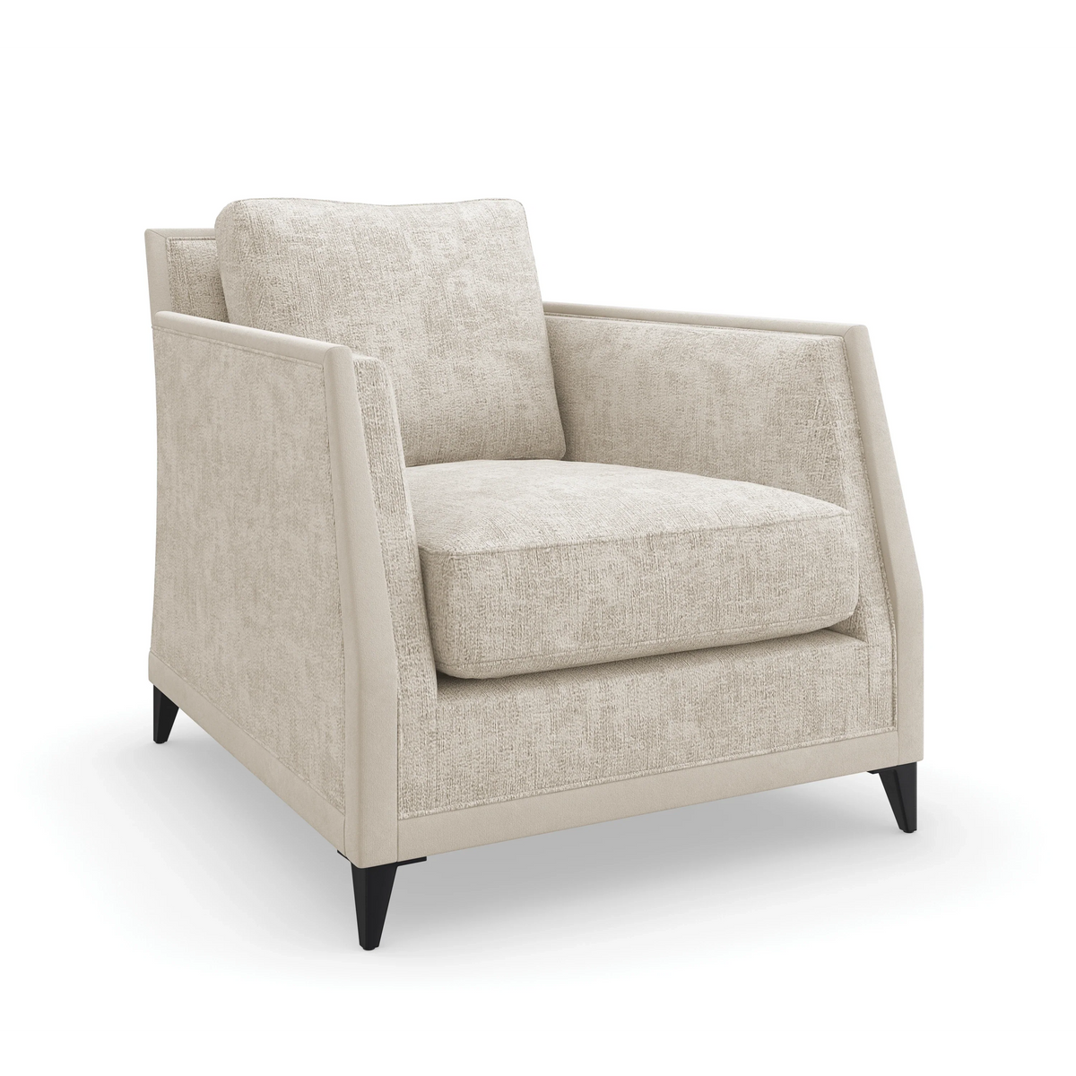 Limitless Chair-Ecru Brushed Deep Bronze 32.50" by Caracole