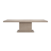 Horizon Sparkling Argent Dining Table 84" by Caracole