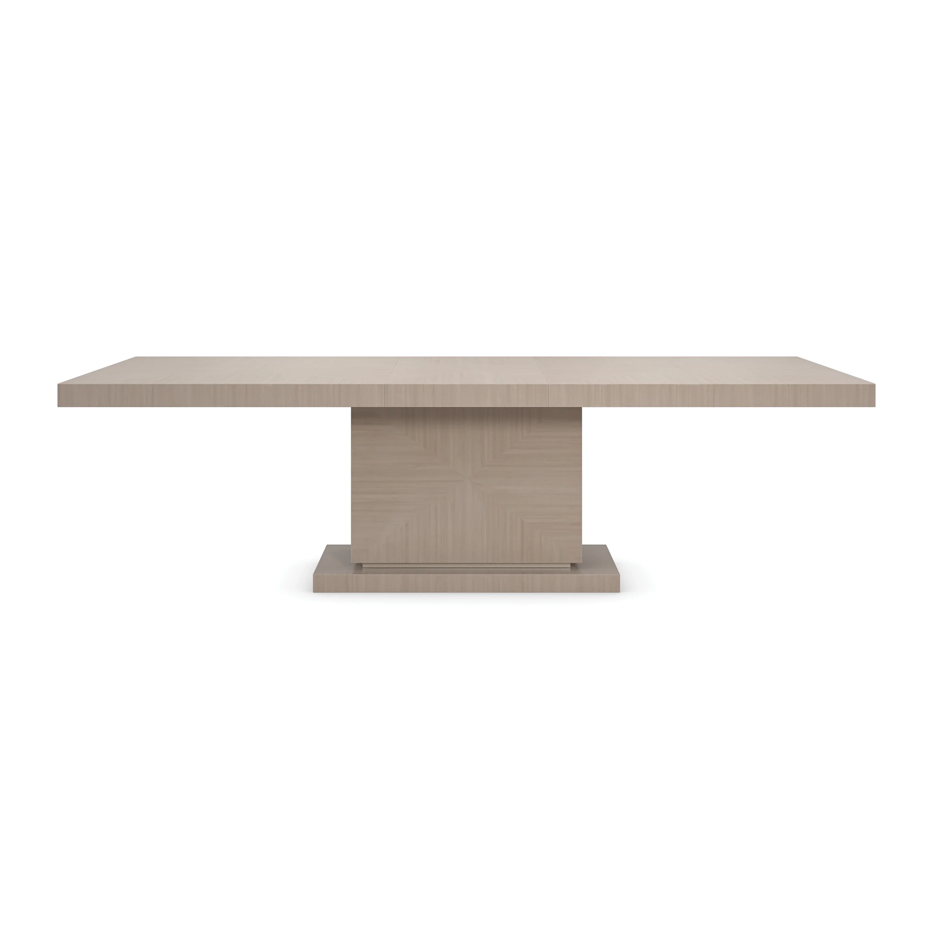 Horizon Sparkling Argent Dining Table 84" by Caracole