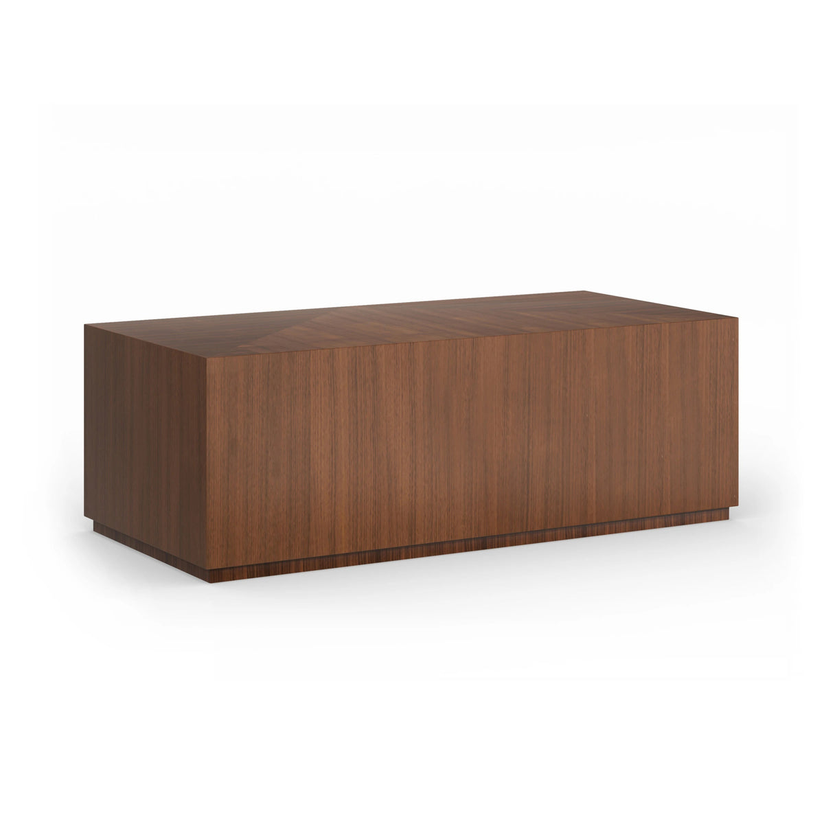 Bello Rectangle Cocktail Table New Natural Walnut 20" by Caracole - view 4