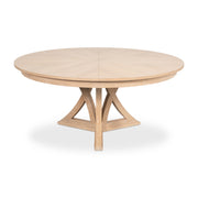 Casual Jupe Dining Table,Bleached Oak,M by Sarreid Ltd