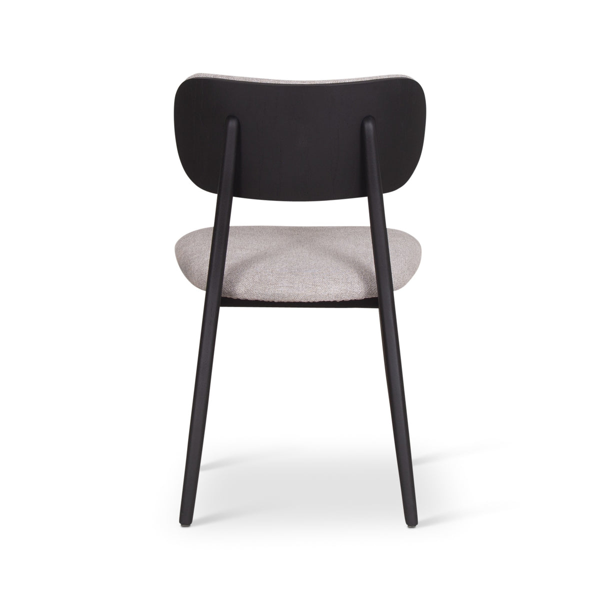 Modern Brazilian Claudia Side Chair Harvest Jute Upholstery - Ebano Frame by Urbia - detail 5