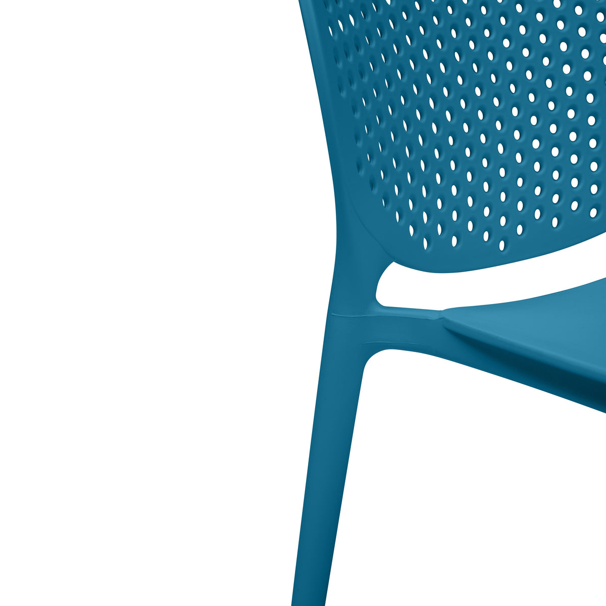 Metro Bailey Side Chair Set of 4 - Teal Green by Urbia - detail 6