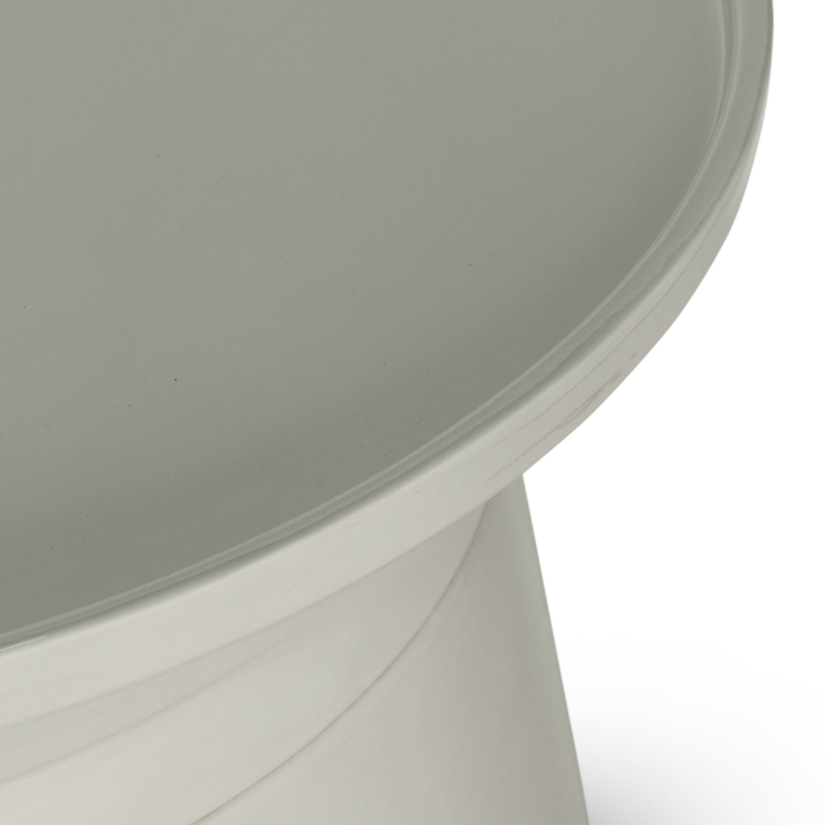Sabine Enamel Coffee Table Bone White by Urbia - detail 3