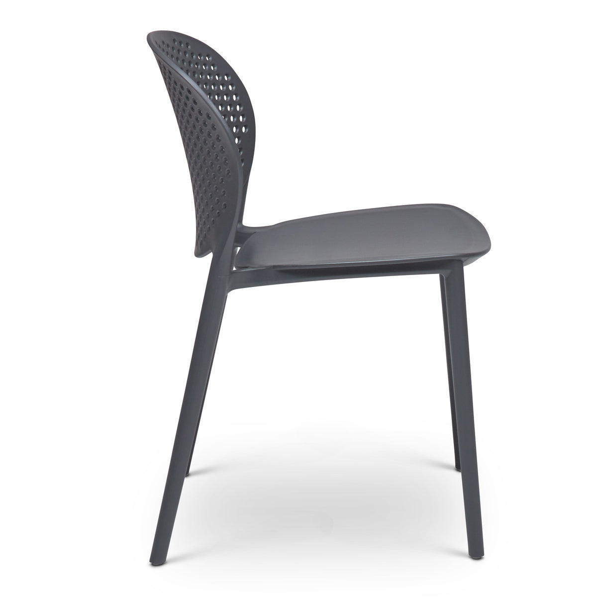 Metro Bailey Side Chair Set of 4 - Black Grey Seat by Urbia - detail 3