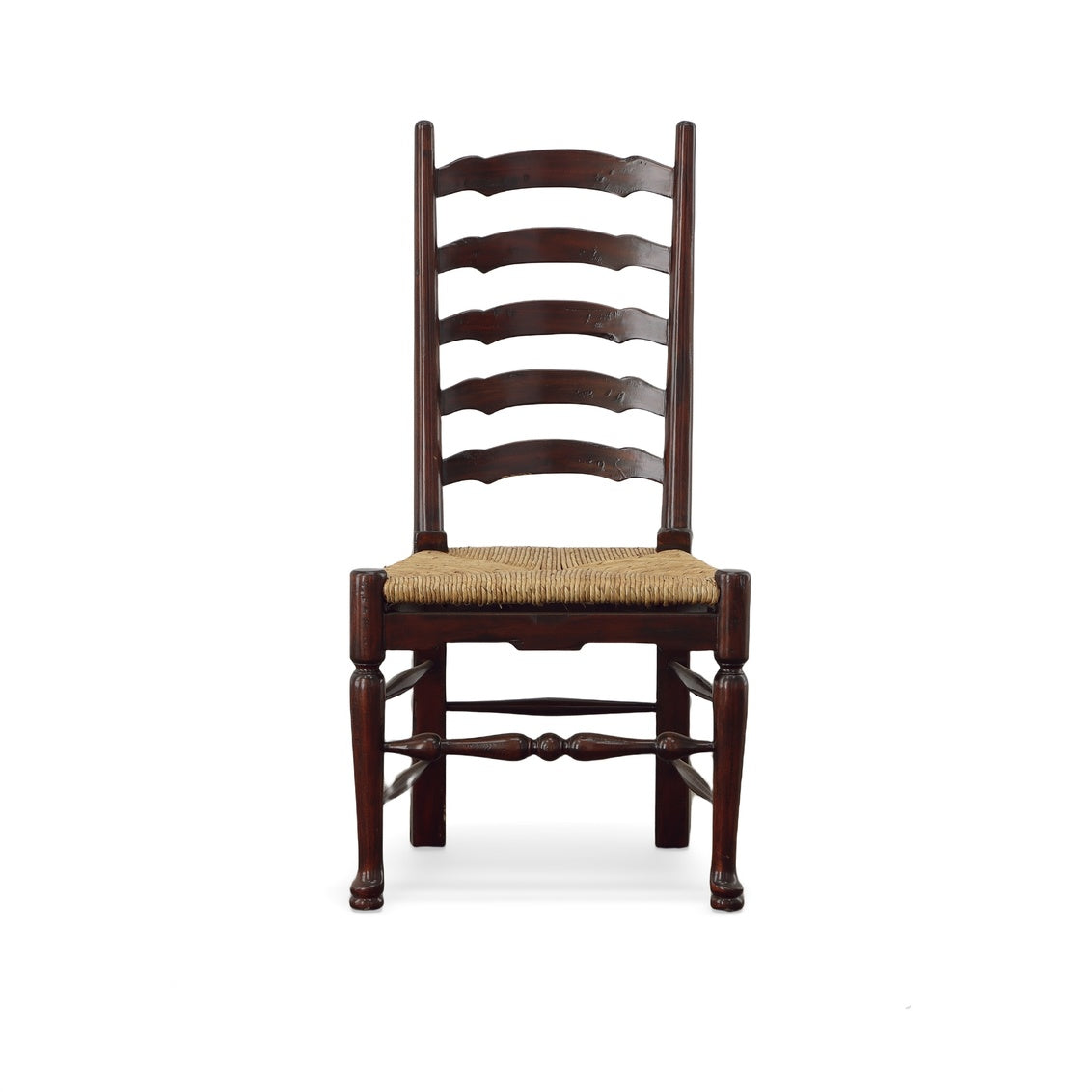 English Country Ladderback Side Chair - 21'