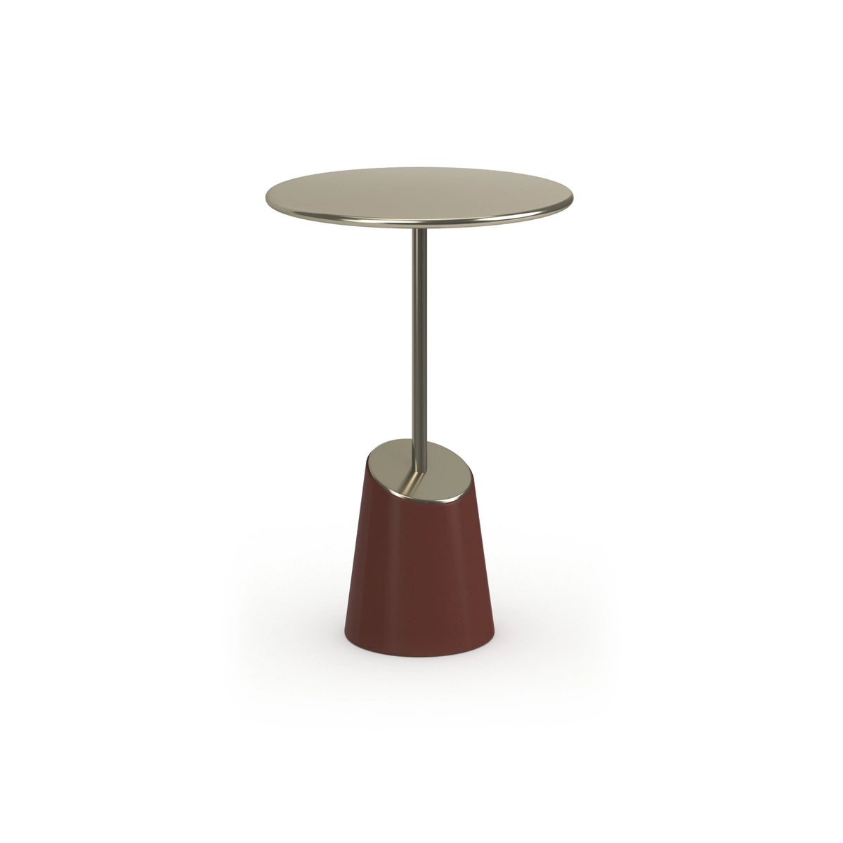 Rossetta Accent Table Rouge Red Gloss End Table 15" by Caracole - view 4