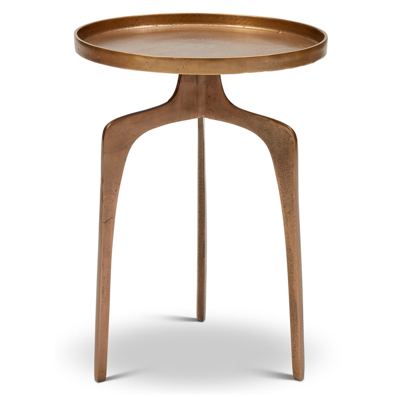 Elements - Vinya End Table - Antique Brass
