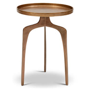 Elements - Vinya End Table - Antique Brass