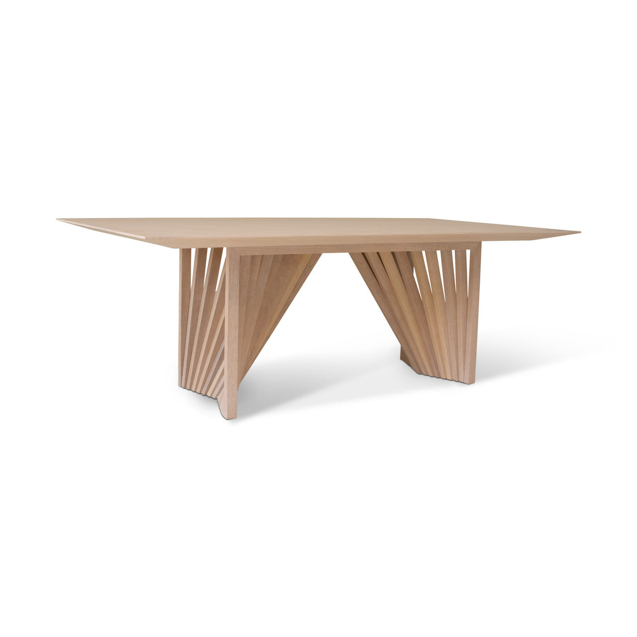 Modern Brazilian - Laguna - Wooden Top Dining Table - Nevoa Frame