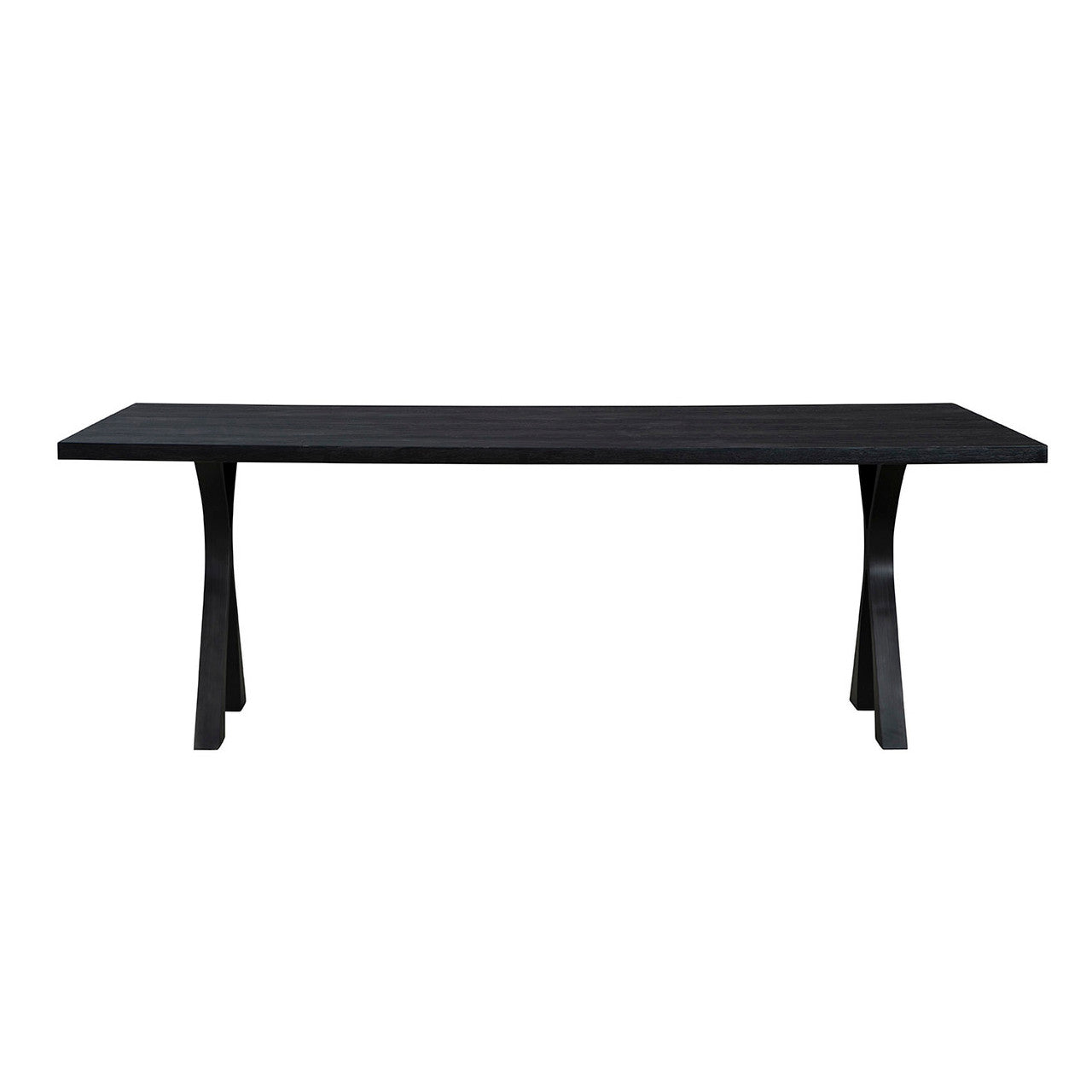 Black Wishbone Dining Table - 86.75'