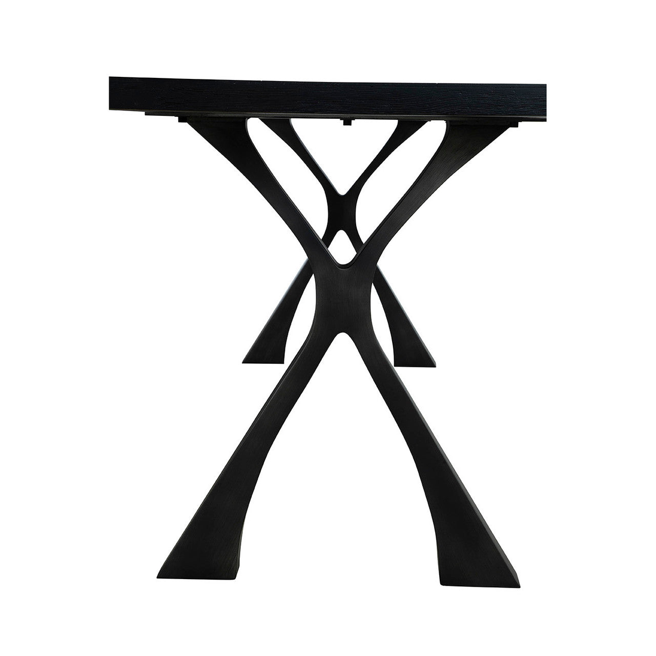 Black Wishbone Dining Table - 86.75'