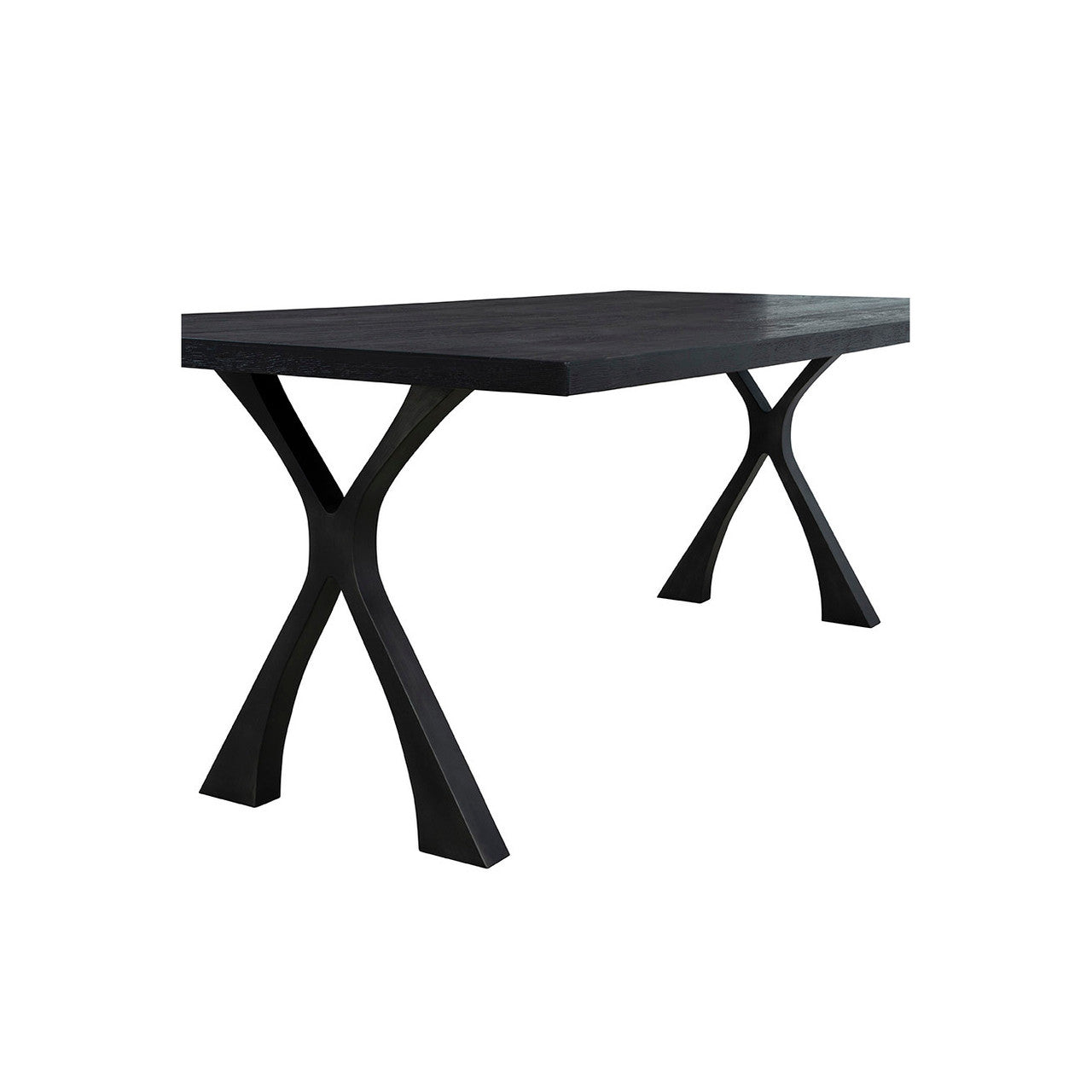Black Wishbone Dining Table - 86.75'