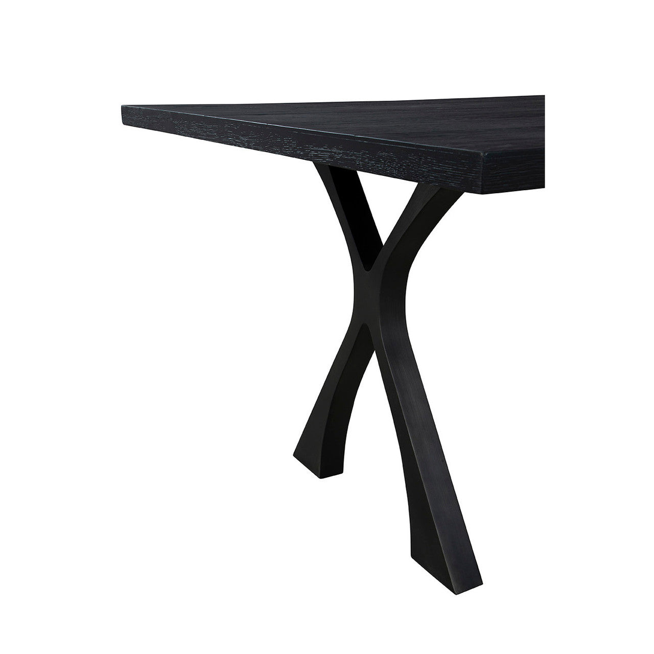 Black Wishbone Dining Table - 86.75'