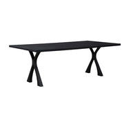 Black Wishbone Dining Table - 86.75'