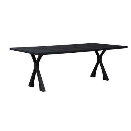 Black Wishbone Dining Table - 86.75'