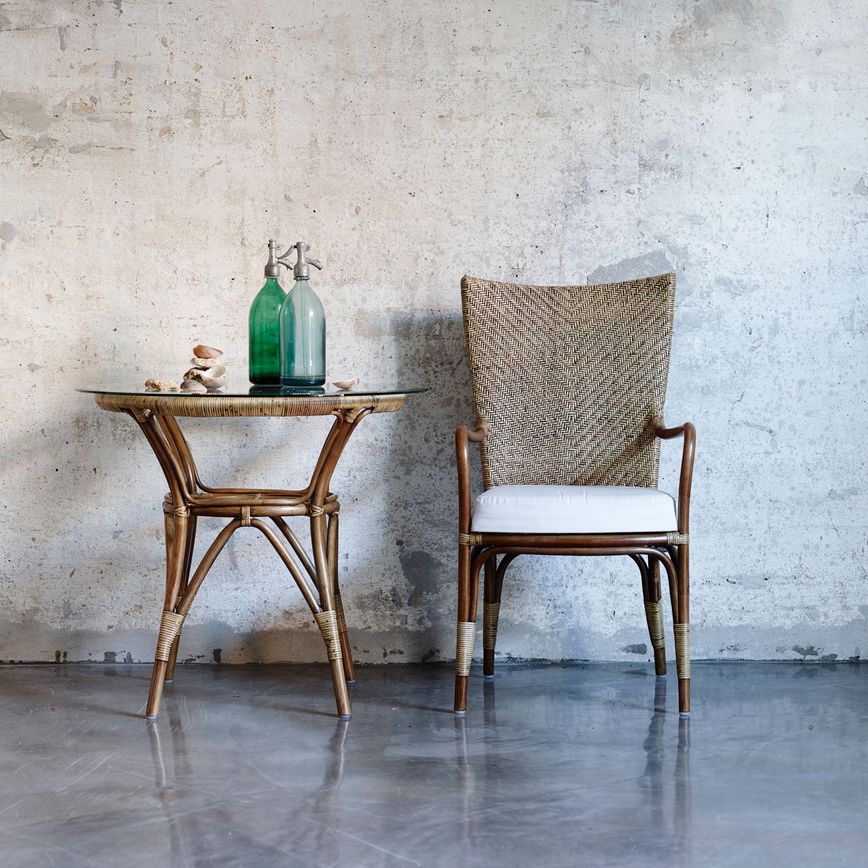 Tony Cafe Table with 31.5" Glass Top by Sika Design - view 5
