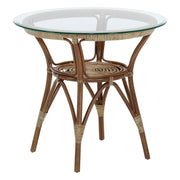 Tony Cafe Table with 31.5" Glass Top by Sika Design