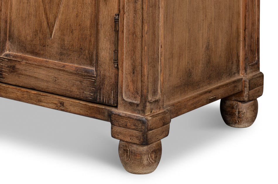 Diamond Wall Sideboard, Brown by Sarreid Ltd - view 12