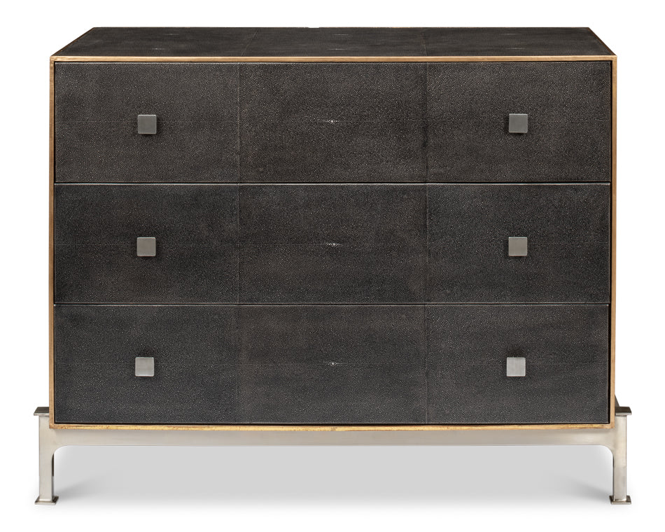 Grey Shagreen Dresser by Sarreid Ltd - view 2
