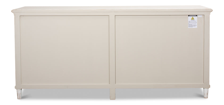 Whitewash Ribbon Sideboard by Sarreid Ltd - view 8