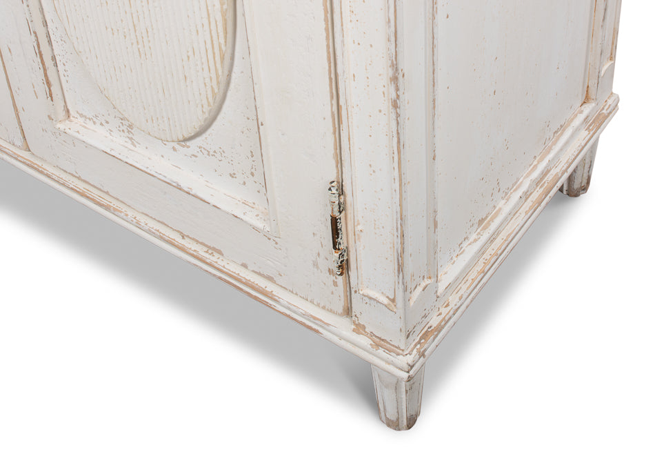 Whitewash Ribbon Sideboard by Sarreid Ltd - view 11