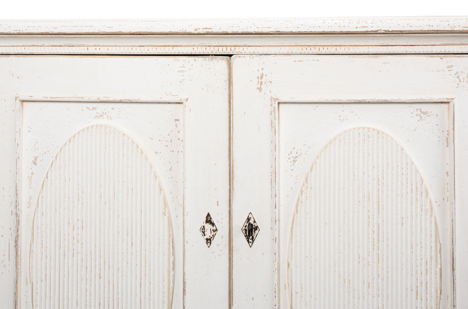 Whitewash Ribbon Sideboard by Sarreid Ltd - view 12