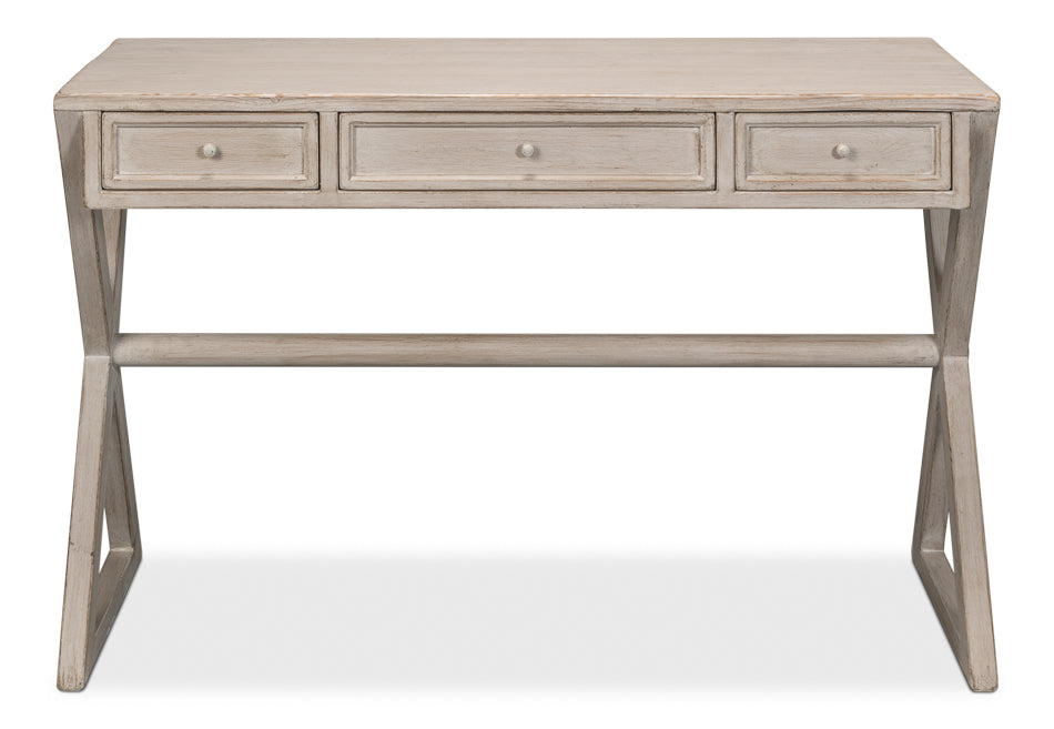 Kitchen Desk, Stone Grey by Sarreid Ltd - view 2