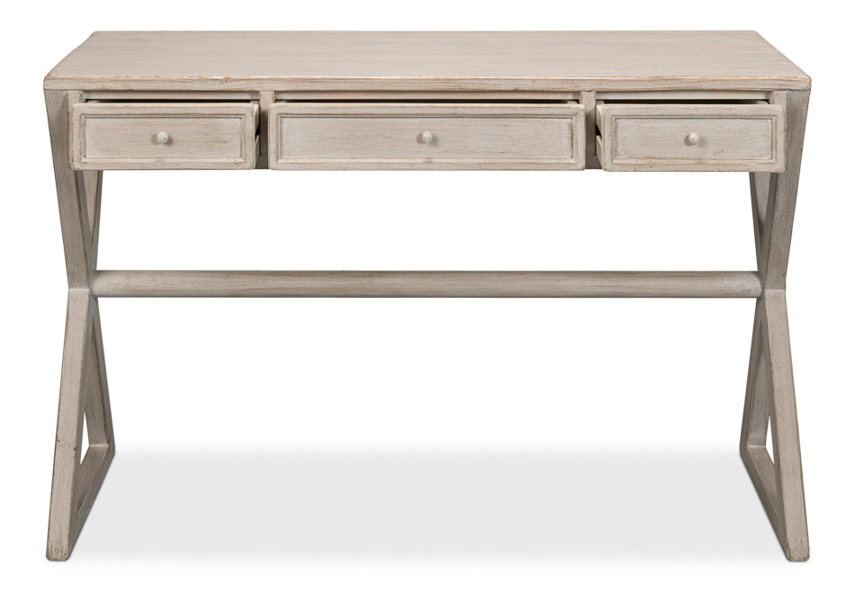 Kitchen Desk, Stone Grey by Sarreid Ltd - view 3