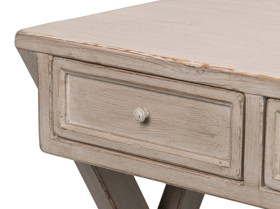 Kitchen Desk, Stone Grey by Sarreid Ltd - view 6