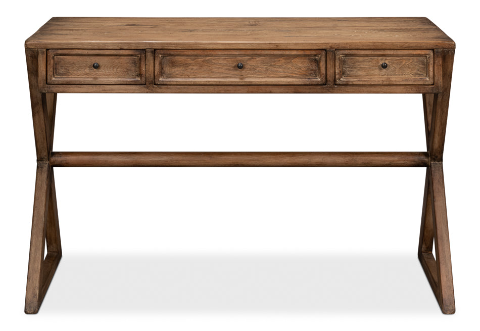 Kitchen Desk, Brown by Sarreid Ltd - view 2