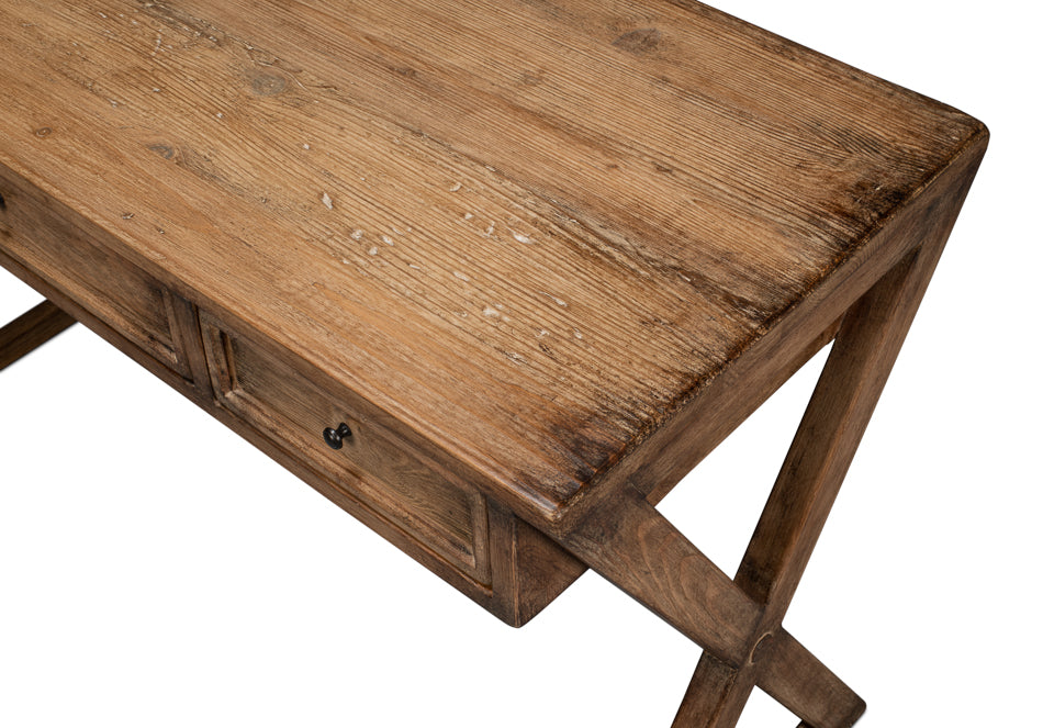Kitchen Desk, Brown by Sarreid Ltd - view 5