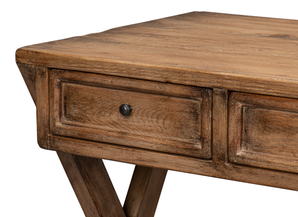 Kitchen Desk, Brown by Sarreid Ltd - view 6