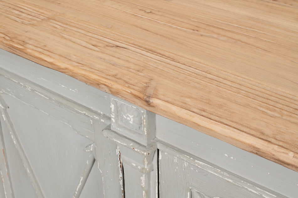 Marksman Sideboard,Antique Muted Grey by Sarreid Ltd - view 11