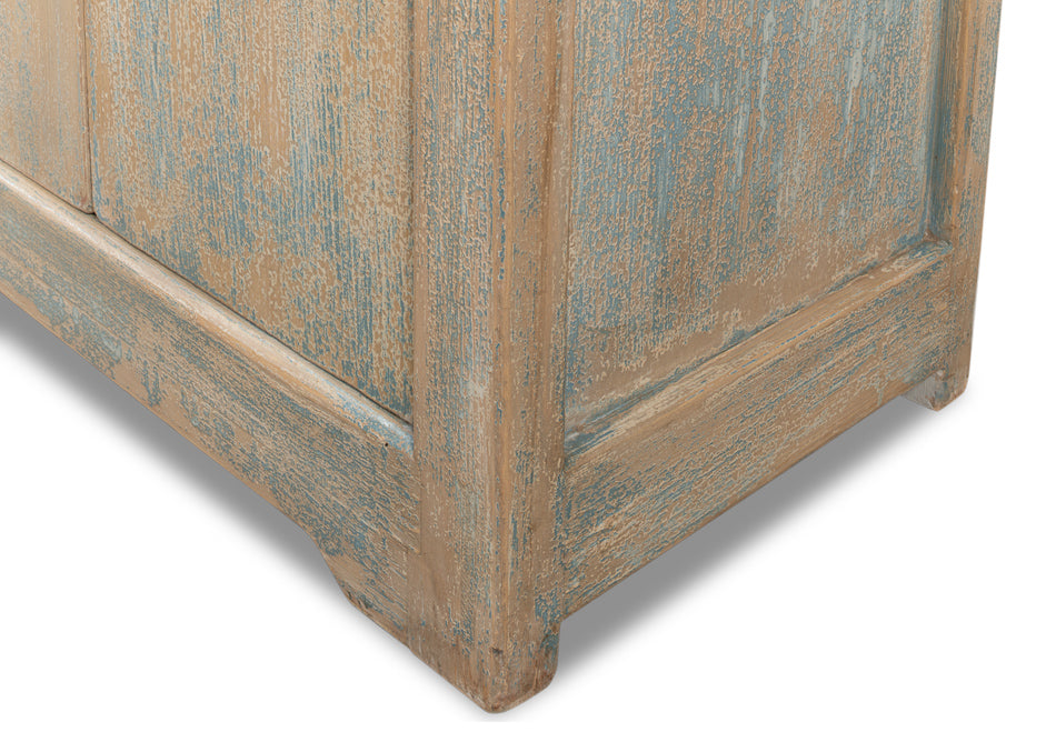 Eight Is Enough Sideboard, Antique Blue by Sarreid Ltd - view 12