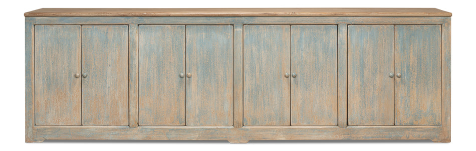 Eight Is Enough Sideboard, Antique Blue by Sarreid Ltd - view 2