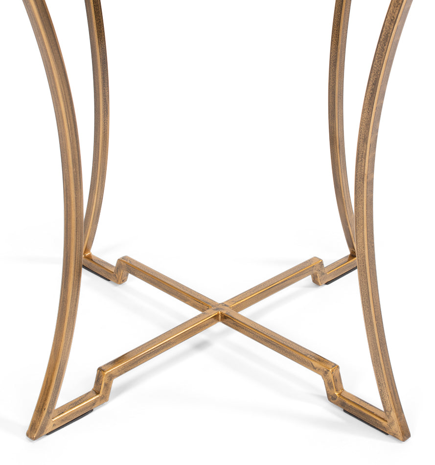 Round Side Table by Sarreid Ltd - view 8