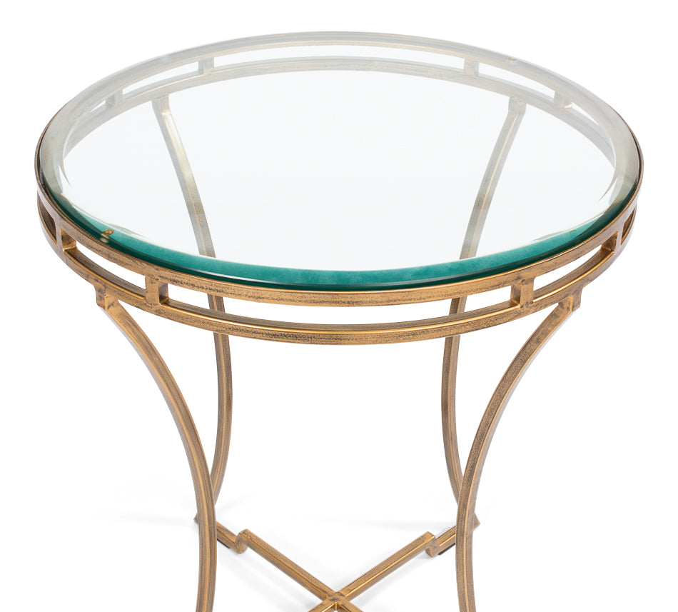 Round Side Table by Sarreid Ltd - view 5