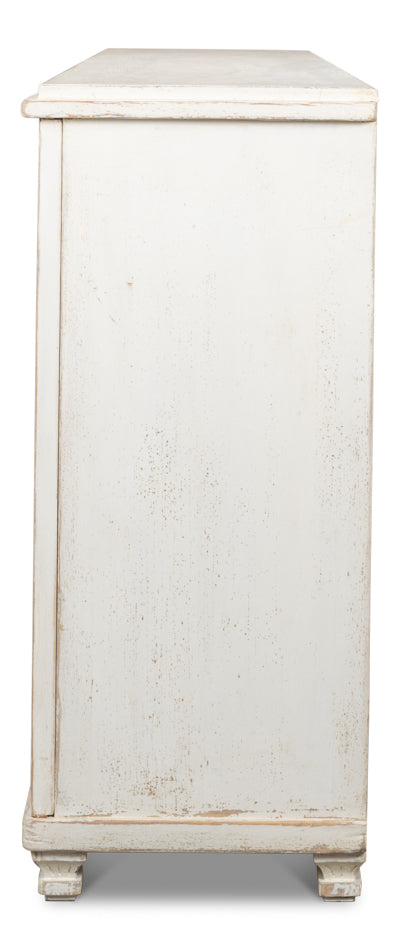 Beecher Sideboard W/4 Doors, Whitewash by Sarreid Ltd - view 9