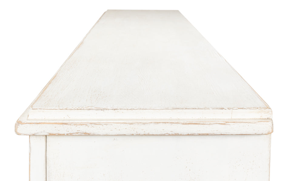 Beecher Sideboard W/4 Doors, Whitewash by Sarreid Ltd - view 10