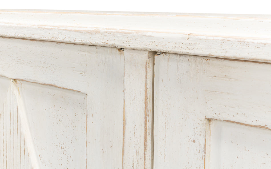 Beecher Sideboard W/4 Doors, Whitewash by Sarreid Ltd - view 12