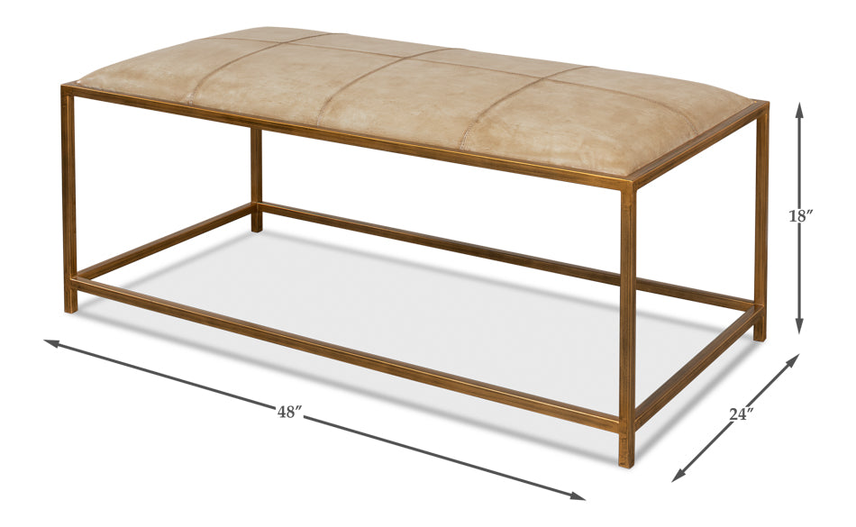 Montvale Coffee Table/Bench by Sarreid Ltd - view 4