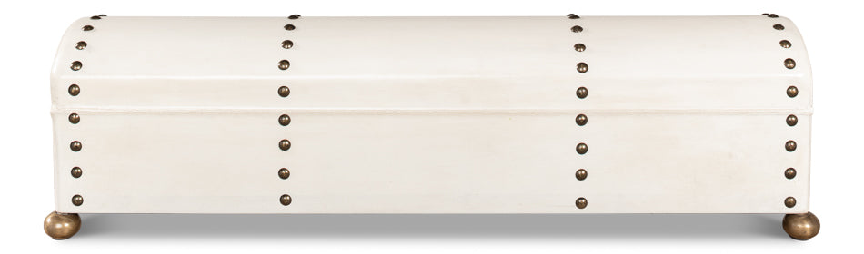 Leather Telescope Box by Sarreid Ltd - view 7