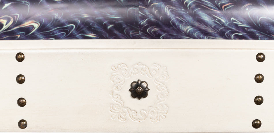 Leather Telescope Box by Sarreid Ltd - view 6