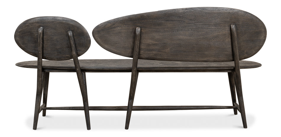 Pebble Bench by Sarreid Ltd - view 4