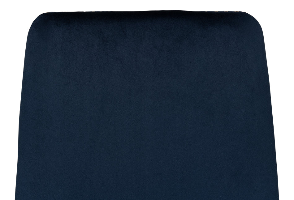 Franklin Side Chair, Navy Blue by Sarreid Ltd - view 9