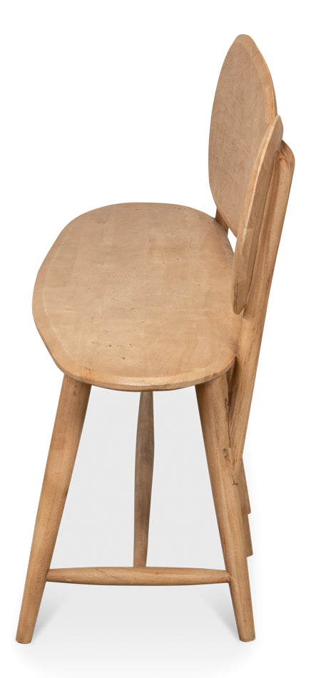 Pebble Bench by Sarreid Ltd - view 3