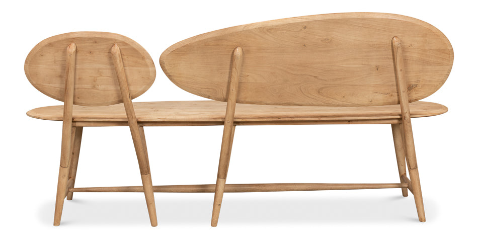 Pebble Bench by Sarreid Ltd - view 4