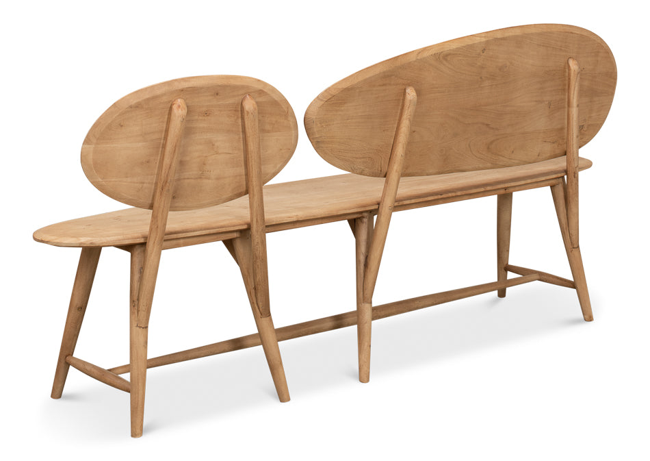 Pebble Bench by Sarreid Ltd - view 6